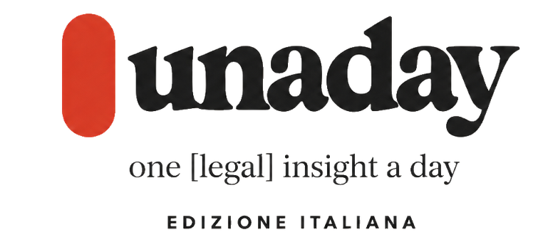 unaday — one [legal] insight a day — edizione italiana
